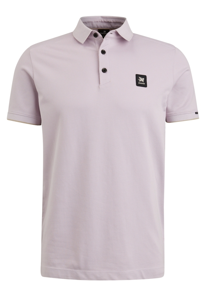 SHORT SLEEVE PIQUE POLO VPSS2304850 4267-Misty Lilac