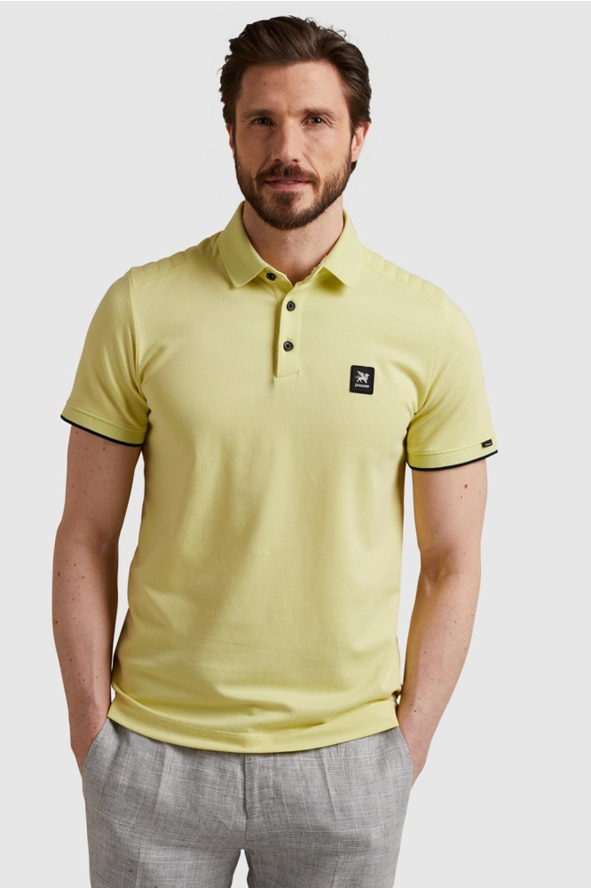 SHORT SLEEVE PIQUE POLO VPSS2304850 6331-Pale Lime Yellow