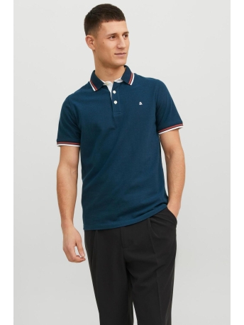 Jack & Jones Polo JJEPAULOS POLO SS NOOS 12136668 SAILOR BLUE/PLAY