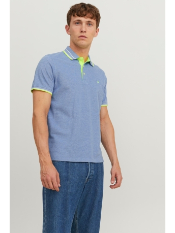 Jack & Jones Polo JJEPAULOS POLO SS NOOS 12136668 BRIGHT COBALT/NEON