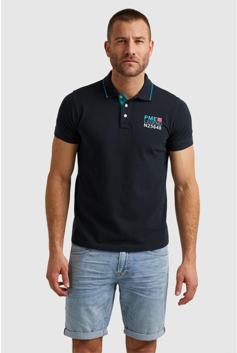 PME legend short sleeve polo stretch pique pa