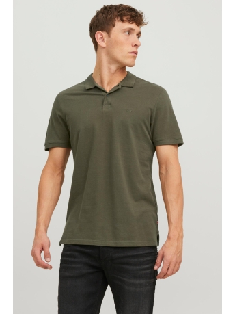 Jack & Jones Polo JJEBASIC POLO SS NOOS 12136516 Olive Night