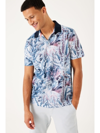 Garcia Polo POLO MET PRINT F31220 50 WHITE