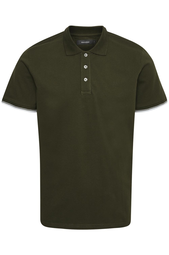 MAPIQUE POLO 30206527 190515 OLIVE NIGHT
