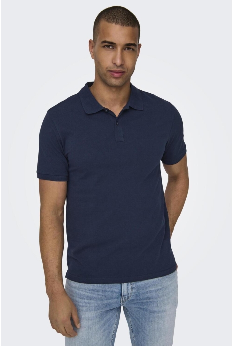 Only & Sons onstray slim ss polo noos