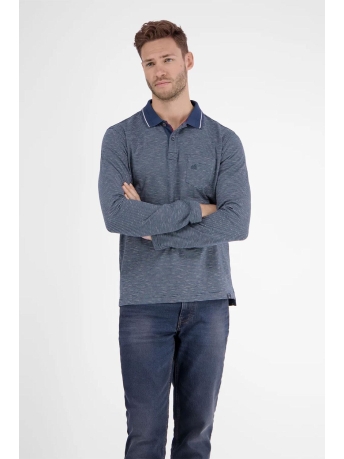 Lerros Polo POLOSHIRT MET LANGE MOUWEN 2384204 485