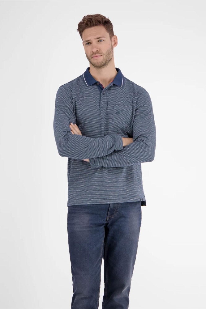 POLOSHIRT MET LANGE MOUWEN 2384204 485