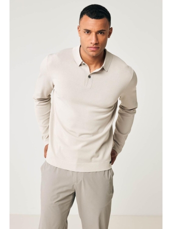 Genti Polo POLO LS K8159 3260 044-MID BROWN
