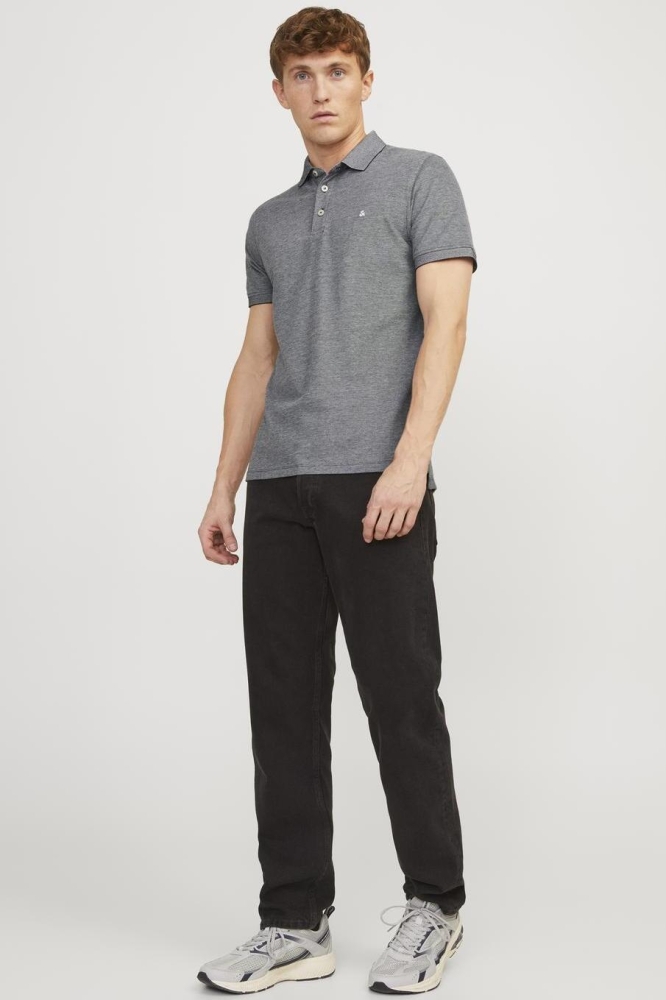 Jack & Jones zwarte heren polo | Model