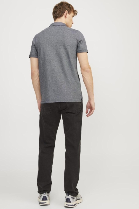 Jack & Jones zwarte heren polo | Model