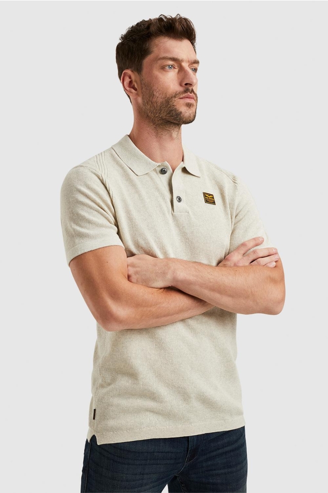 POLO SHIRT WITH KNITTEDIN STRUCTURE PPSS2402853 910