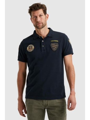 PME legend Polo POLO SHIRT WITH BADGES PPSS2402872 5281