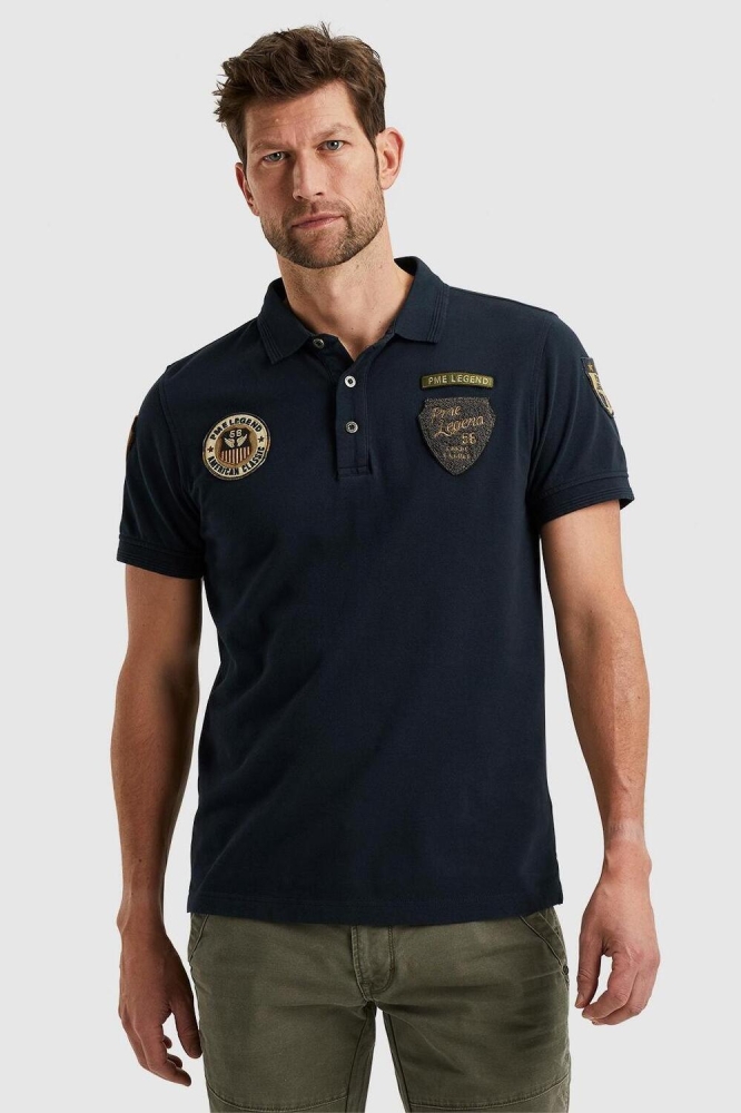 POLO SHIRT WITH BADGES PPSS2402872 SALUTE