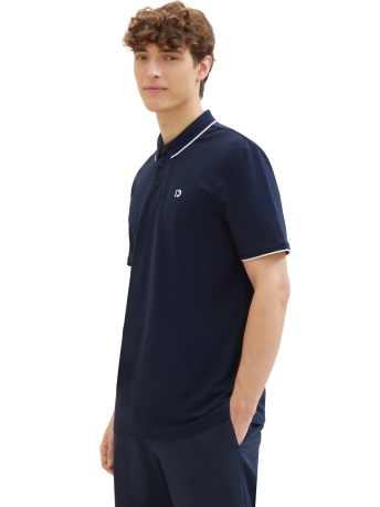 Tom Tailor Polo POLO WITH TIPPING 1040473XX12 11075