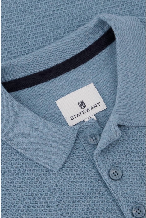 State of Art poloshirt knitted ss