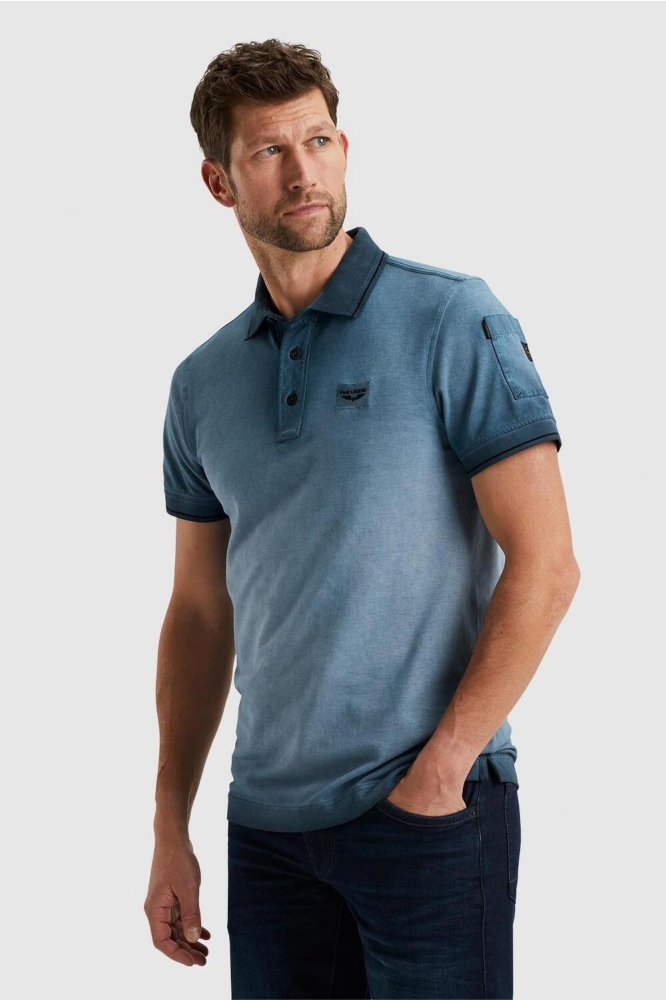 POLO SHIRT WITH COLD DYE WASH PPSS2403855 5281