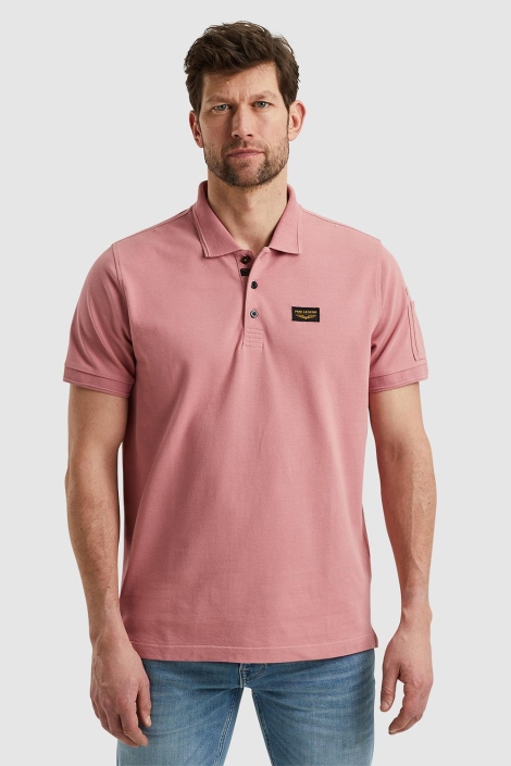 PME legend roze heren polo | Model vooraanzicht