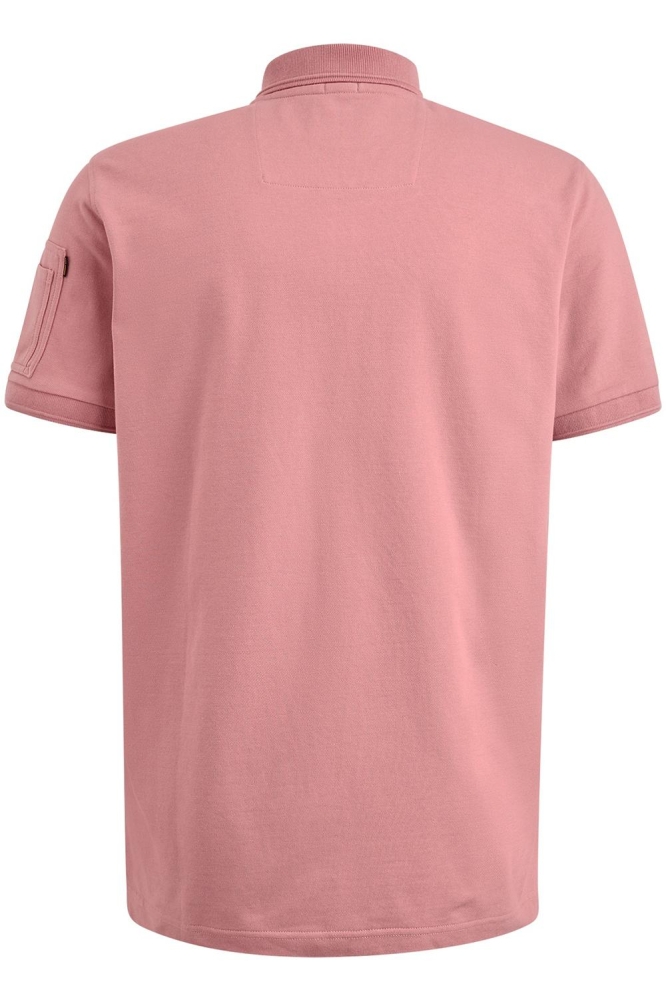PME legend roze heren polo | Achteraanzicht