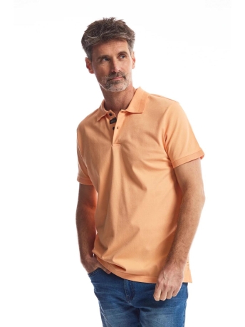 Twinlife Polo MEN KNITTED POLO BASIC TW42600 229 CORAL SANDS