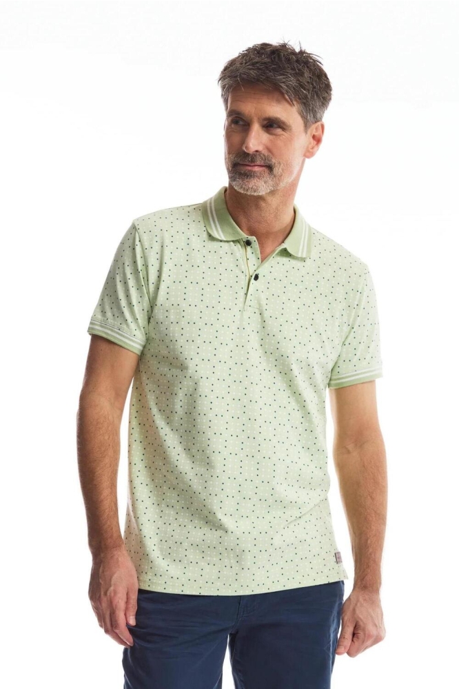 KNITTED POLO TW42604 553 SEACREST