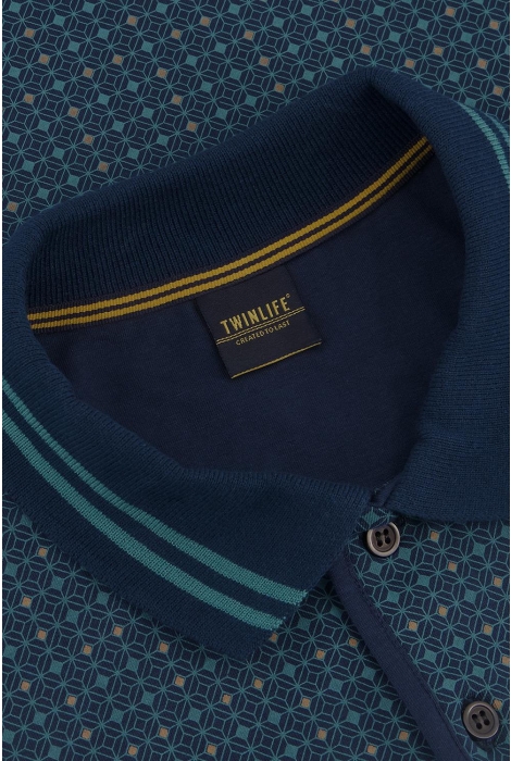 Twinlife men knitted polo