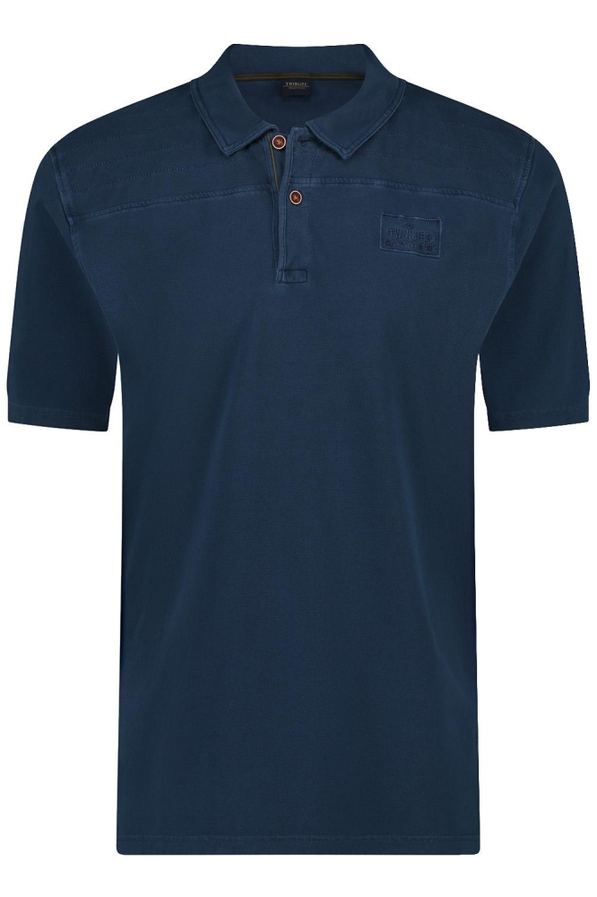 KNITTED POLO WORKER TW42610 565 DRESS BLUES