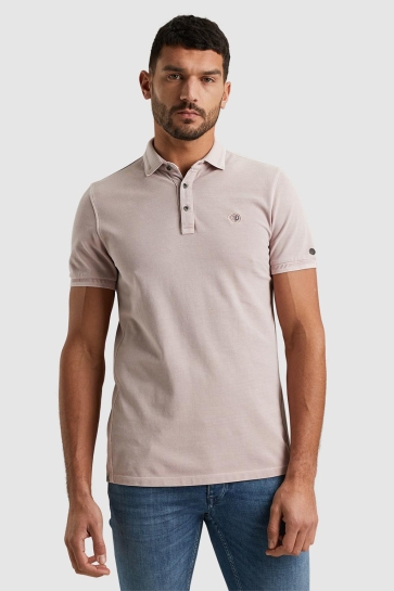 Cast Iron Polo POLO SHIRT WITH GARMENT DYE WASH CPSS2403860 4099