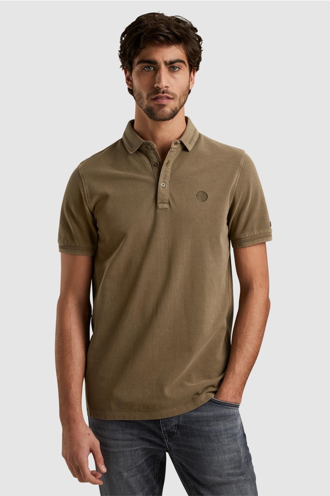 POLO SHIRT WITH GARMENT DYE WASH CPSS2403860 8034