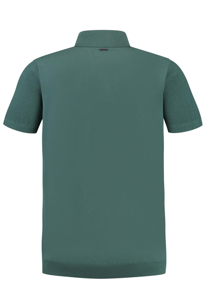 STRUCTURED POLO 24010809 76 FADED GREEN