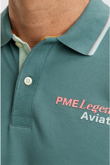 PME legend short sleeve polo stretch pique