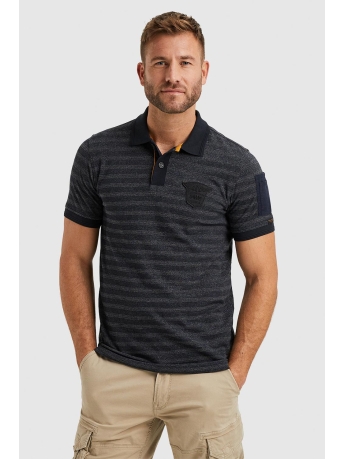 PME legend Polo POLO SHIRT WITH STRIPE PATTERN PPSS2403856 5281