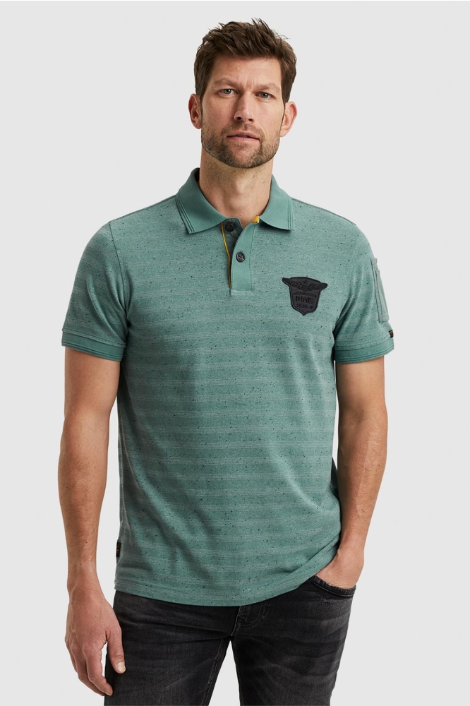POLO SHIRT WITH STRIPE PATTERN PPSS2403856 6019
