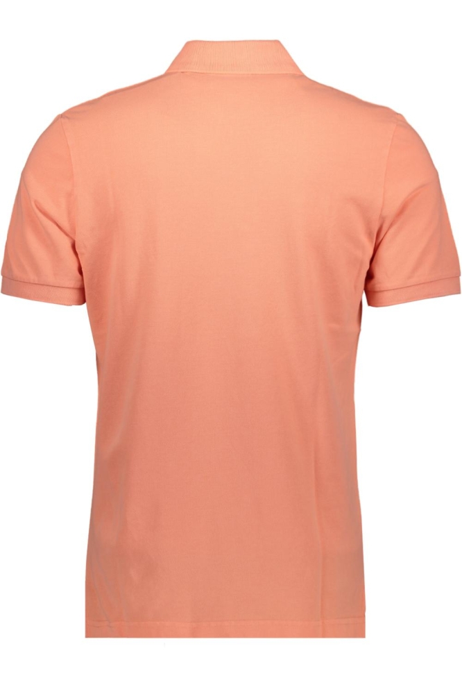 GARMENT DYED PIQUE POLO 175665 CORAL REEF