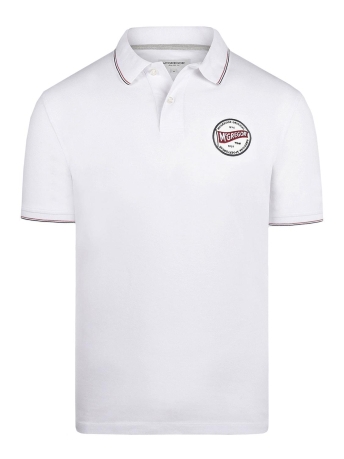 McGregor Polo TIPPING POLO WITH BADGE RF MM231 9001 03 9000 WHITE