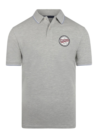 McGregor Polo TIPPING POLO WITH BADGE RF MM231 9001 03 1200 GREY MELANGE