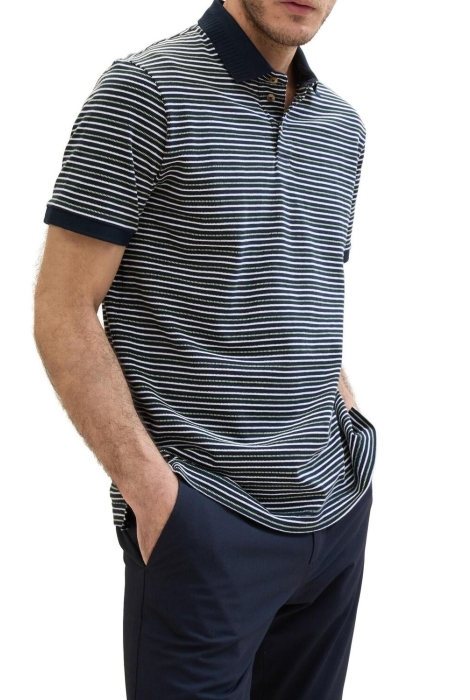 Tom Tailor structured stripe polo