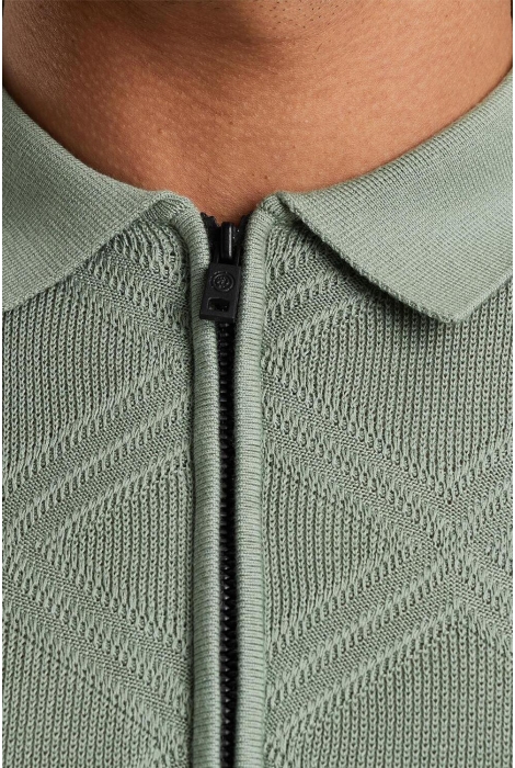 Cast Iron short sleeve polo cotton modal