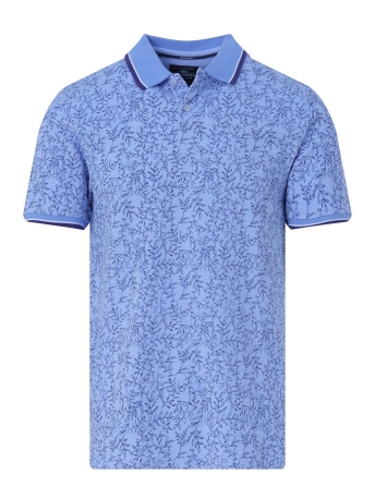 Campbell Polo STANWELL 089178 BRUNNERA BLUE DESSIN