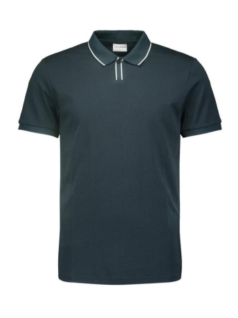 NO-EXCESS Polo POLO LIQUID FINISHED COTTON 24370411 078 Night