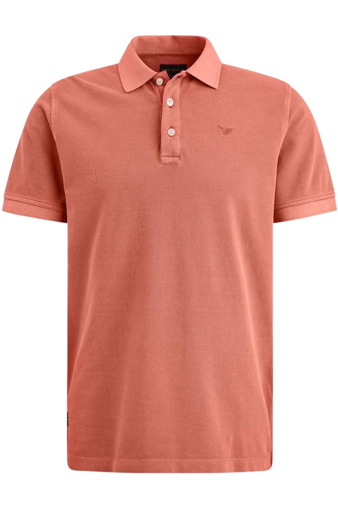 PME legend oranje heren polo | Vooraanzicht