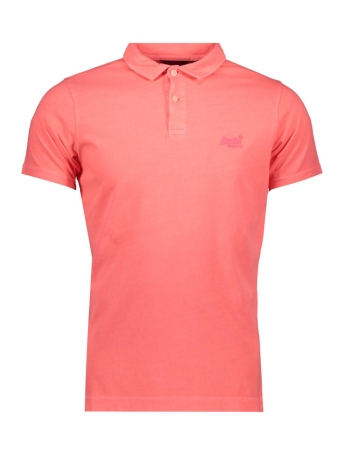 Superdry Polo ESSENTIAL LOGO NEON JERSY POLO M1110419A FIERY CORAL