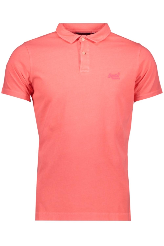 ESSENTIAL LOGO NEON JERSY POLO M1110419A FIERY CORAL
