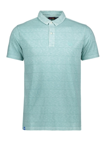 Superdry Polo TEXTURED JERSEY POLO M1110397A FRESH MINT GREEN