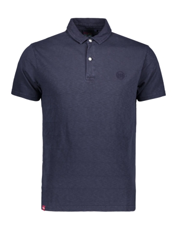 Superdry Polo TEXTURED JERSEY POLO M1110397A ECLIPSE NAVY