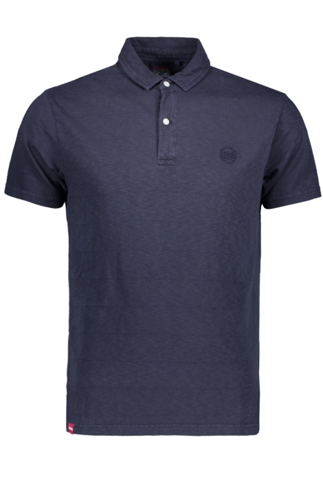 Superdry textured jersey polo