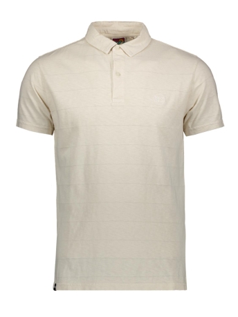 Superdry Polo TEXTURED JERSEY POLO M1110397A WHITE SAND
