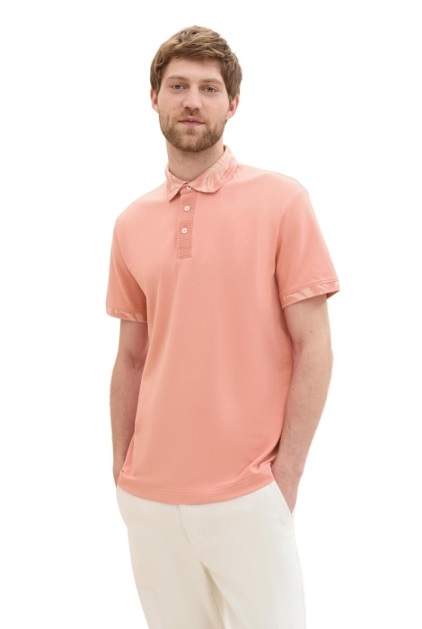 Tom Tailor allover printed detail polo