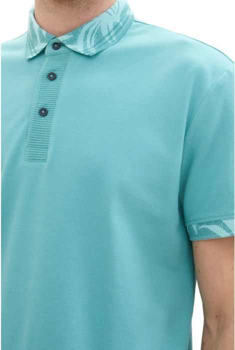 Tom Tailor allover printed detail polo