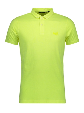 Superdry Polo ESSENTIAL LOGO NEON JERSY POLO M1110419A DRY FLURO YELLOW