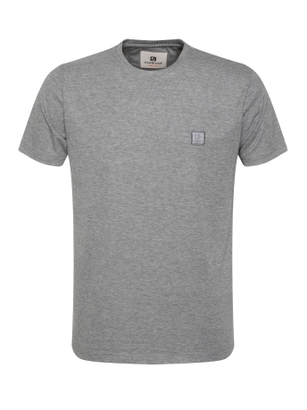 Gabbiano T-shirt T SHIRT MET RIBPATROON 14020 202 grey